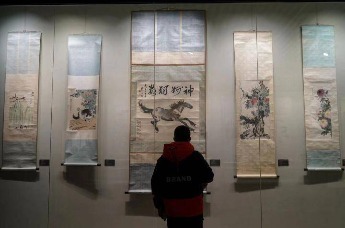 “墨韻丹青——黑龍江省博物館藏中國近現代名傢書畫精品展”開展