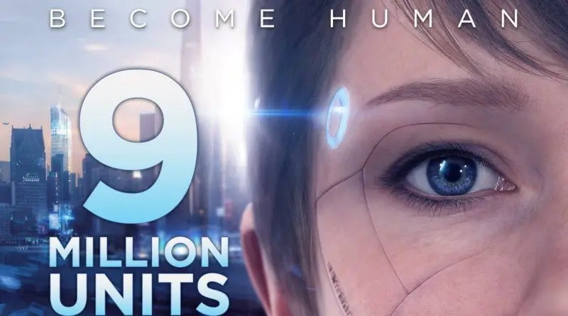 《底特律：變人》全球銷量900萬份 今年賣瞭100萬份