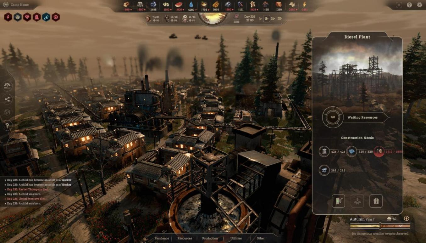 生存城市建設遊戲《耀斑紀元》將於1月18日進入搶先體驗