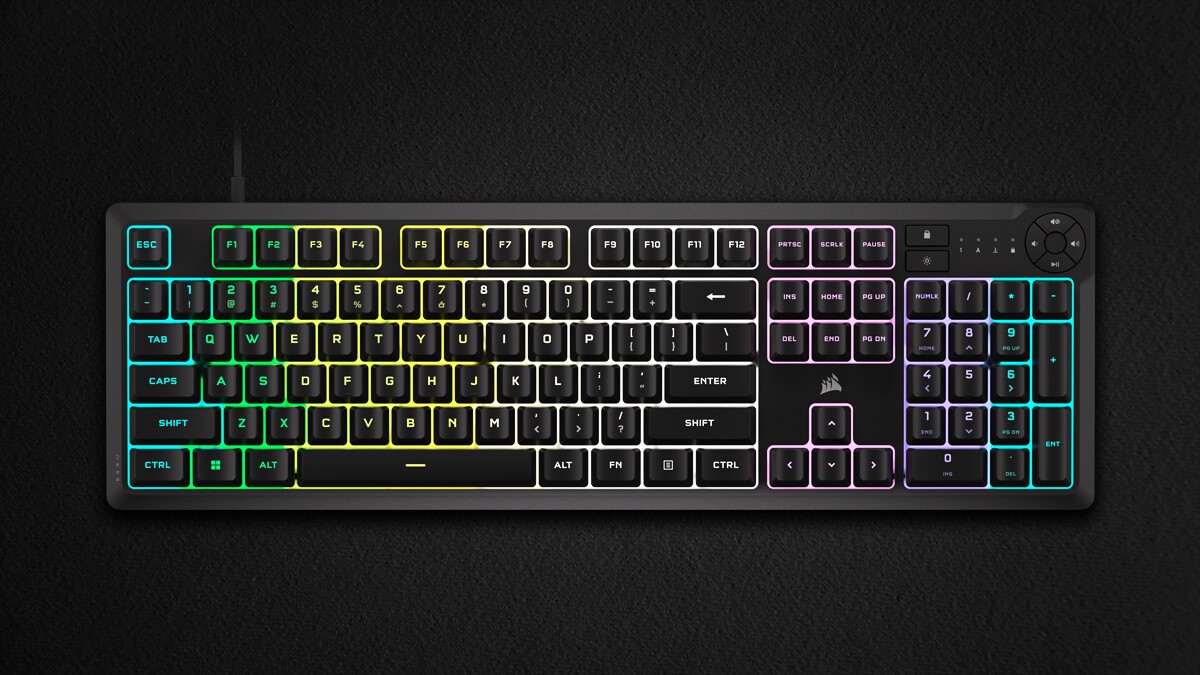 美商海盜船推出K55 Core RGB遊戲鍵盤 超薄靜音、售價329元