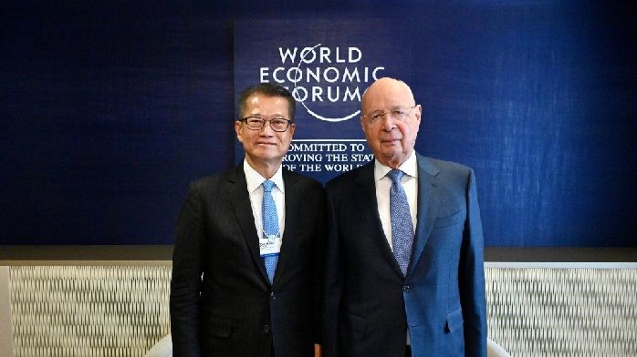 陈茂波继续瑞士达沃斯访问行程 介绍香港最新经济发展情况