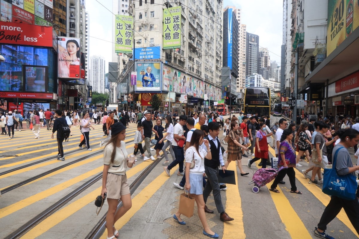 香港拟推“对角行人过路处”这两个地方作试点