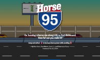 95號公路狂奔馬成熱點新聞 《費城詢問報》推惡搞遊戲《Horse 95》