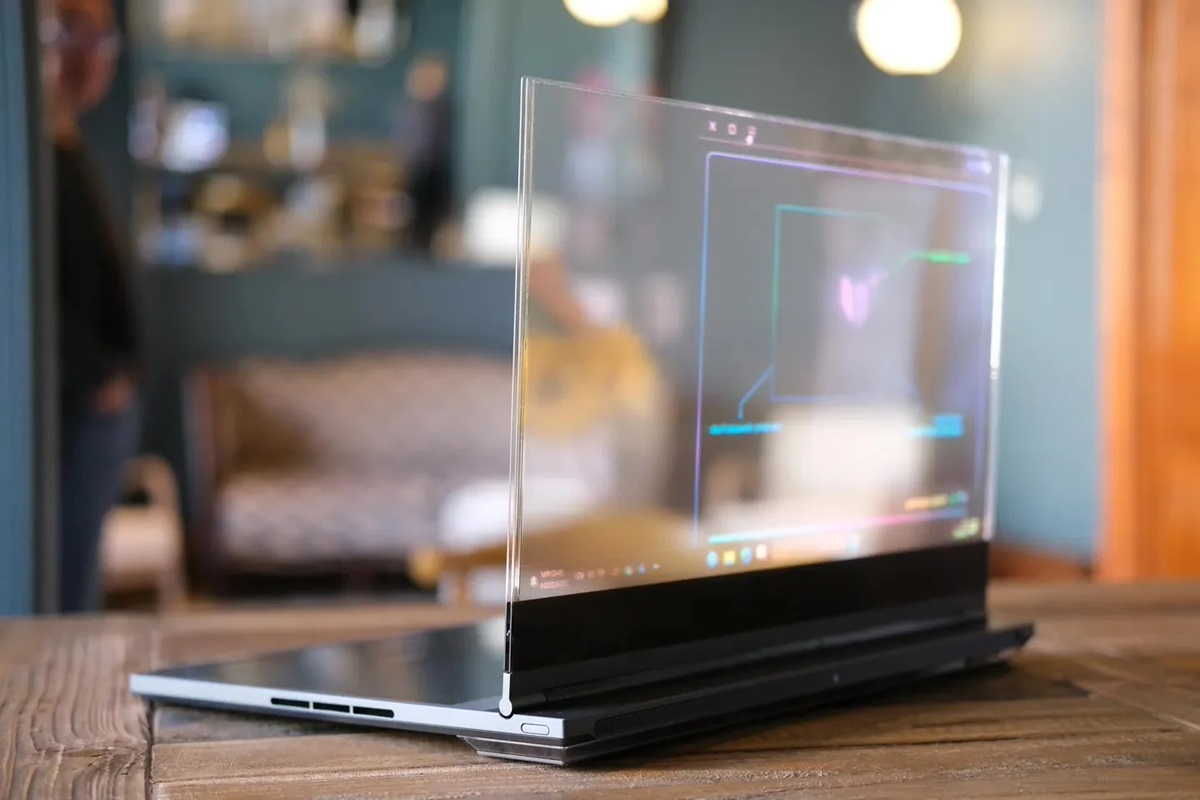 聯想展示ThinkBook透明顯示筆電 配17.3英寸無邊框透明micro LED屏