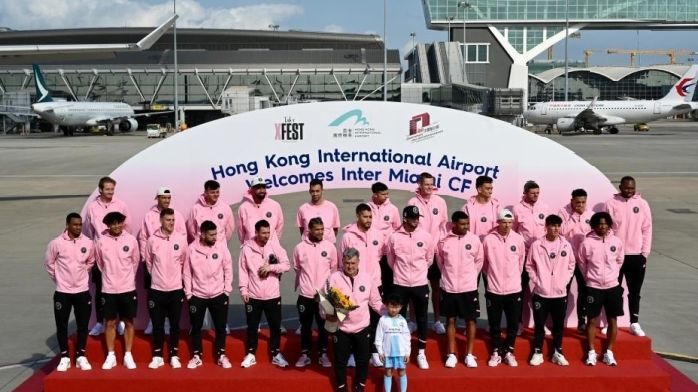 “球王”梅西抵达香港 时隔10年再与中国香港队比赛交流