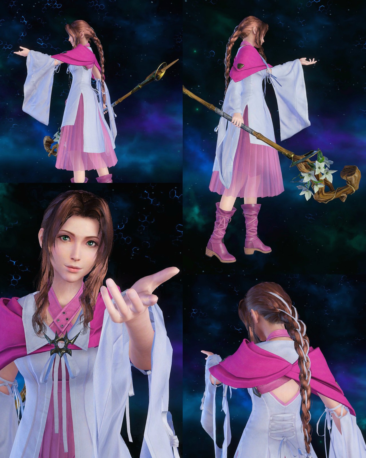 《最終幻想7：永恒危機》愛麗絲新服裝 粉色禮裙誘人