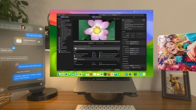 蘋果試水腦機接口！Mac可用頭顯Vision Pro當顯示器
