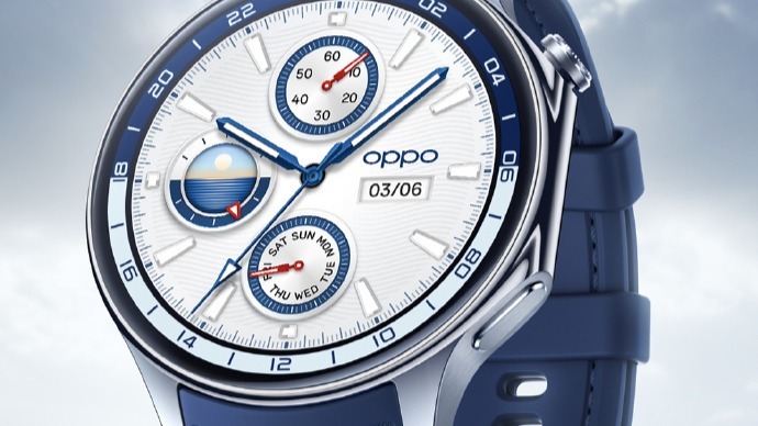 OPPO Watch X智能手表三款配色公佈：千帆蔚藍、大漠銀月、星夜飛行