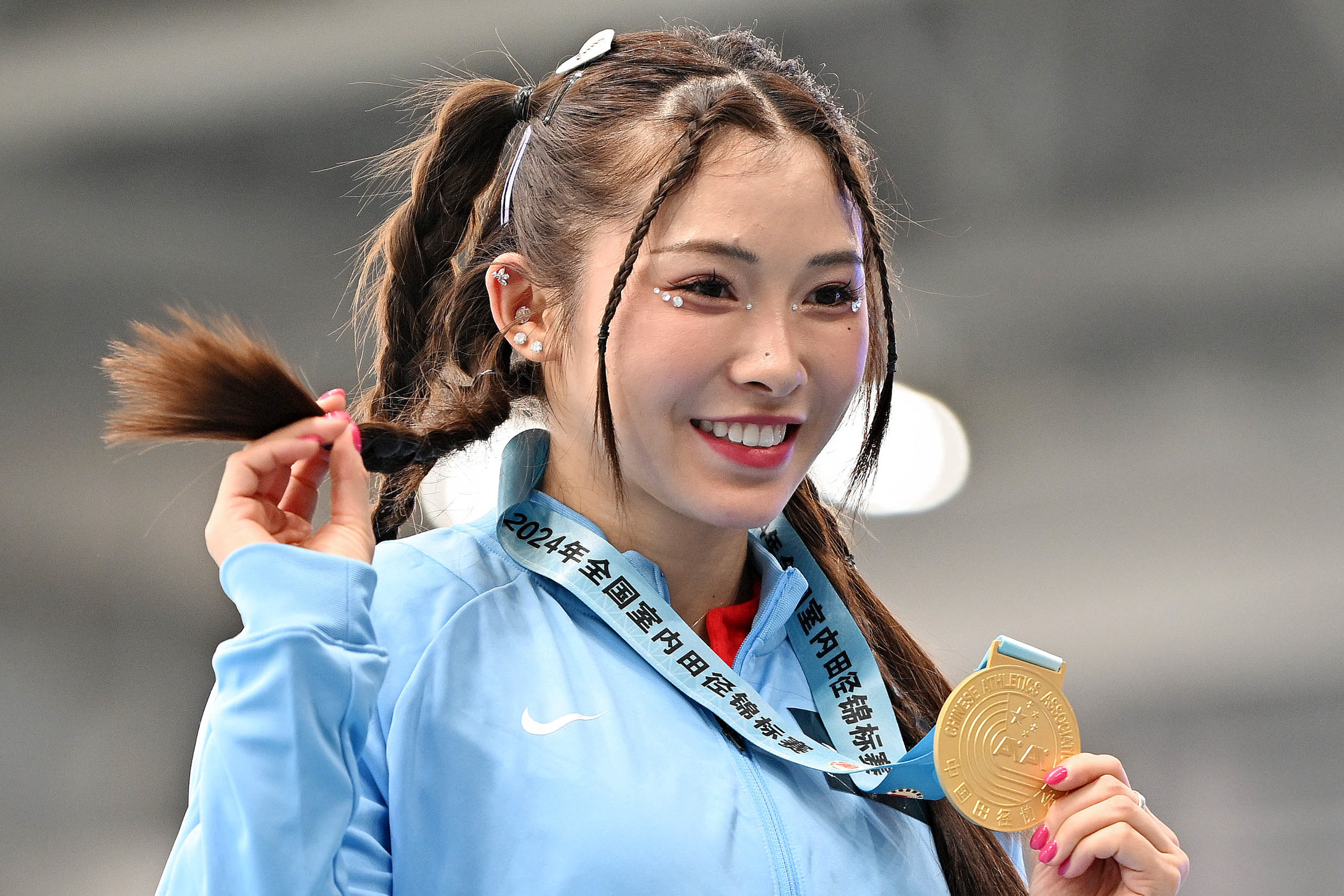 全國室內田徑錦標賽：吳艷妮獲女子60米欄冠軍