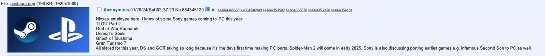 《聲名狼藉：次子》也可能移植登陸PC平臺