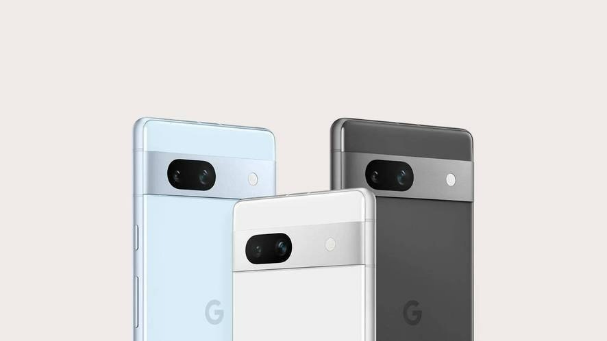 谷歌Pixel 8a手機渲染圖泄露：藍綠黑白四色外觀、後置雙攝