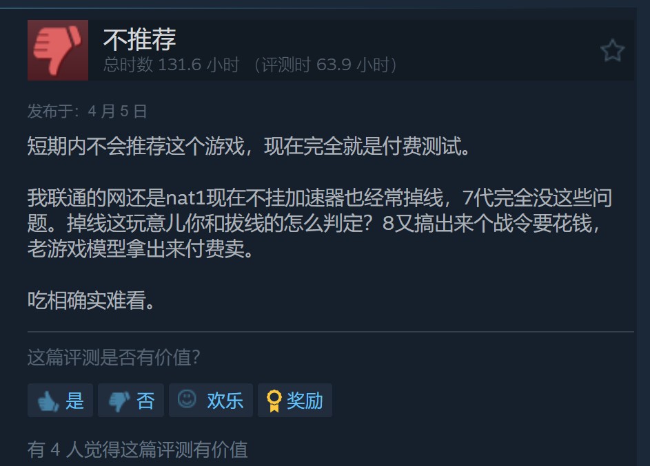 《鐵拳8》微交易惹眾怒 Steam評價降為多半差評