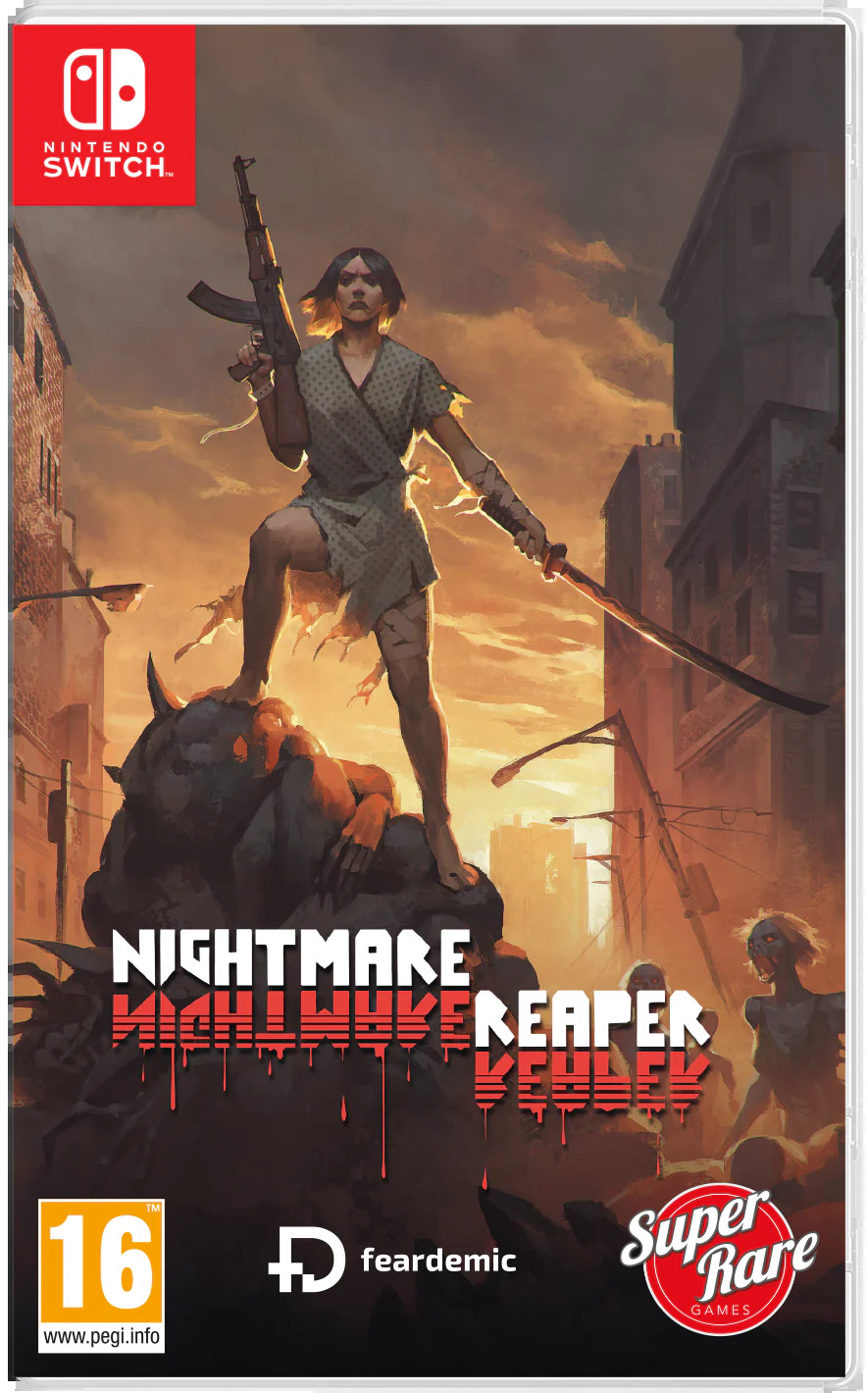 Steam特別好評復古射擊遊戲《Nightmare Reaper》即將推出NS實體版